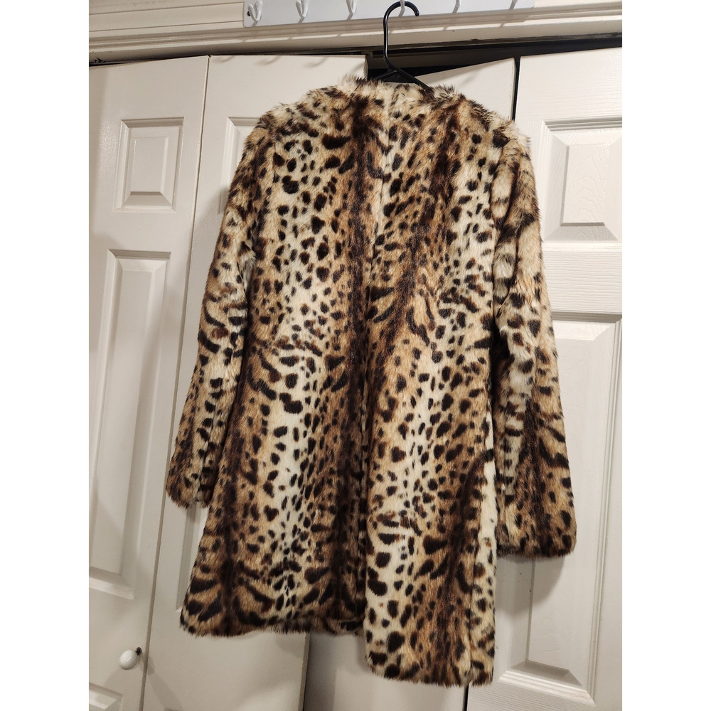 Leopard Print Teddy Jacket - image 2